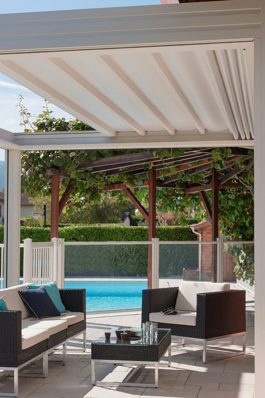 pergola toile retractable exterieur