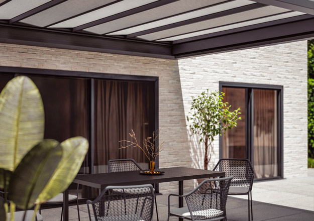 pergola toile retractable Matest