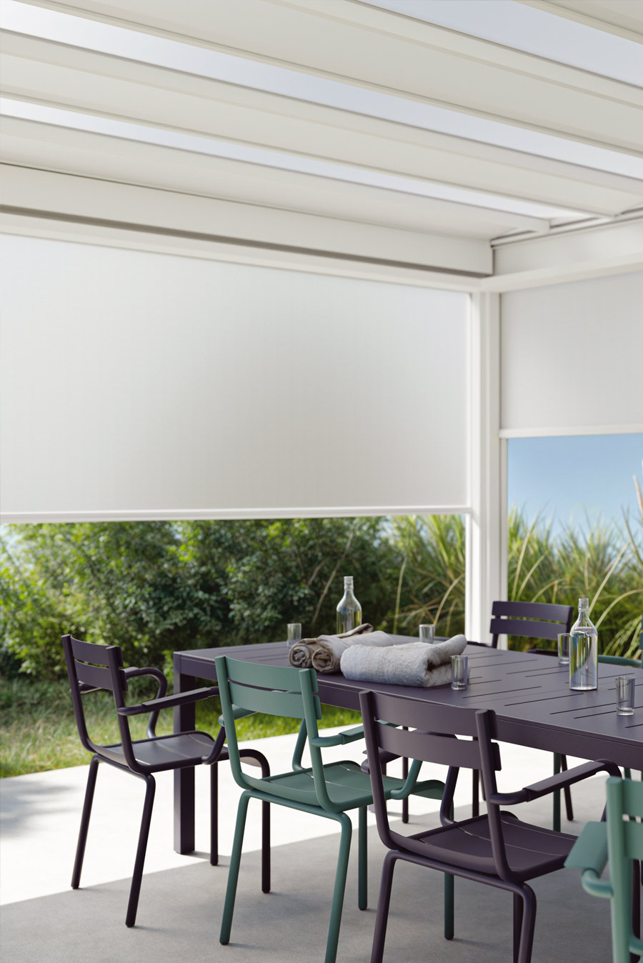 pergola toile retractable stores